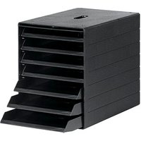 DURABLE Schubladenbox IDEALBOX PLUS  anthrazit 1712001058, DIN C4 mit 7 Schubladen von Durable
