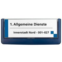 DURABLE Türschild CLICK SIGN Kunststoff blau 14,9 x 5,25 cm von Durable