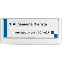 DURABLE Türschild CLICK SIGN Kunststoff weiß 14,9 x 5,25 cm von Durable