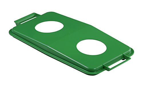 Durabin Slim Bin Mülleimer, Grün (Bottle Deckel für 60 Liter Abfalleimer Ref 1809497020 von Durable