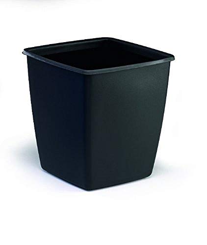 Durable Papierkorb Optimo, Füllvermögen 18 Liter, schwarz, 1701579221 von Durable
