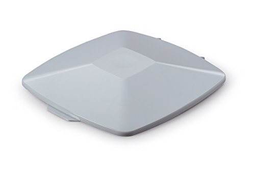 Durable 1801621050 Deckel Durabin Lid Square für 40 Liter, grau von Durable