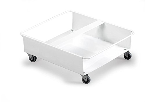 Durable Fahrwagen Durabin Duo für zwei 60 Liter, 1 Stück, weiß, 1801667010 von Durable