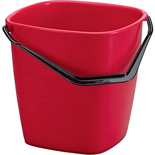 Durable 1809413080 Eimer Bucket 9,5 Liter, rot von Durable