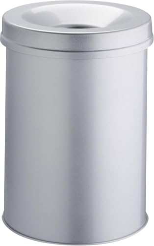 Durable Papierkorb Safe rund 30 Liter, grau, 330610 Durable Papierkorb Safe rund 30 Liter, grau, 330610 von Durable