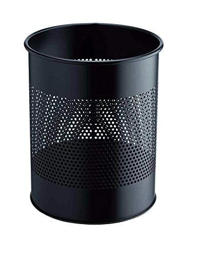Durable Papierkorb Metall rund 15 Liter, Perforation 165 mm, schwarz, 331001 Durable Papierkorb Metall rund 15 Liter, Perforation 165 mm, schwarz, 331001 von Durable
