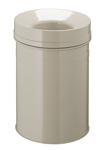 Durable 332516 Papierkorb Safe+ rund 15 Liter, beige von Durable