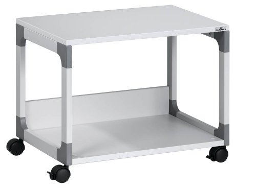 Durable System Multi Trolley 48, grau, glasfaserverstärkte Ecken, Kippschutz - 600 x 477 x 432 mm, 371010 von Durable