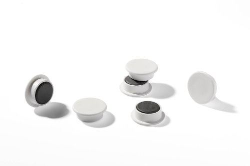 Durable Magnete, 37 mm, 1.000p, weiß, 2 Stück, 470402 Durable Magnete, 37 mm, 1.000p, weiß, 2 Stück, 470402 von Durable