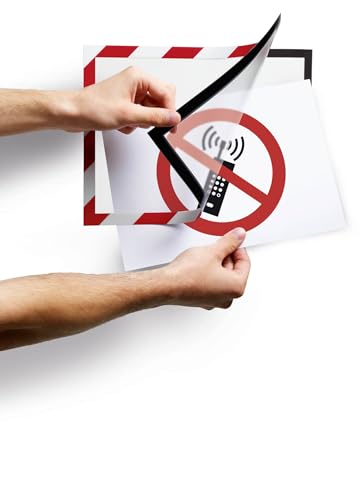 Durable Info-Rahmen Duraframe Security (A4, selbstklebend mit Magnetverschluss) 2 Stück, rot/weiß, 4944132 Durable Info-Rahmen Duraframe Security (A4, selbstklebend mit Magnetverschluss) 2 Stück, rot/weiß, 4944132 von Durable