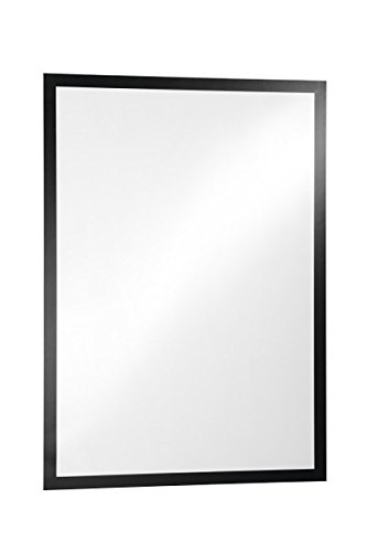 Durable Info-Rahmen Duraframe Poster (A1, selbstklebender Plakatrahmen mit Magnetverschluss) 1 Stück, schwarz, 499701 von Durable