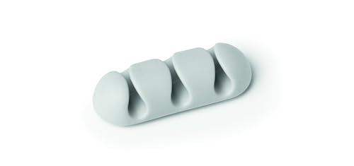 Durable Kabel Clips Cavoline Clip 3 (selbstklebend, für 3 Kabel), 2 Stück, grau, 503910 von Durable