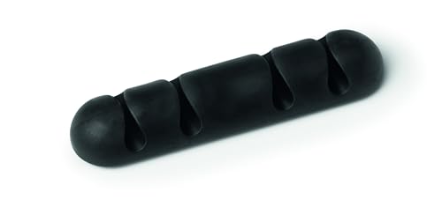 Durable Kabel Clips Cavoline Clip 4 (selbstklebend, für 4 Kabel), 2 Stück, graphit, 504037 von Durable