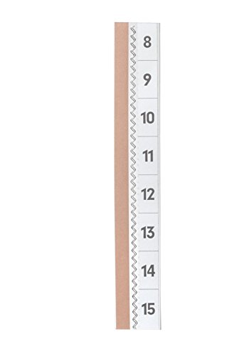 Durable Selbstklebereiter Tabfix, 200 mm breit, 10 mm, 2-zeilig, transparent, 5 Streifen, 840219 von Durable