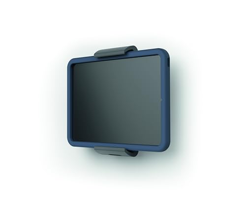 Durable Tablet Wandhalterung für Tablets mit Hülle 7-13 Zoll, 360° drehbar, silber/anthrazit, 893823 von Durable