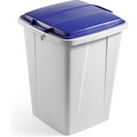 Durable Abfallbehälter DURABIN 90l Grau/Blau von Durable