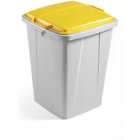 Durable Abfallbehälter DURABIN 90l Grau/Gelb von Durable