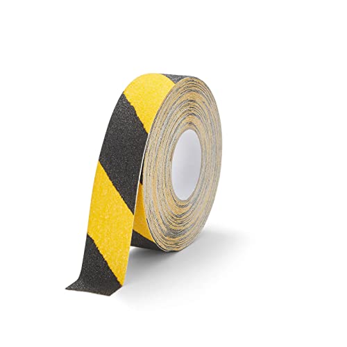 Durable Antirutschband grob DURALINE GRIP+ color, 50 mm x 15 m, zur Sicherung von Treppen, Rampen etc., gelb/schwarz, 1097130 von Durable