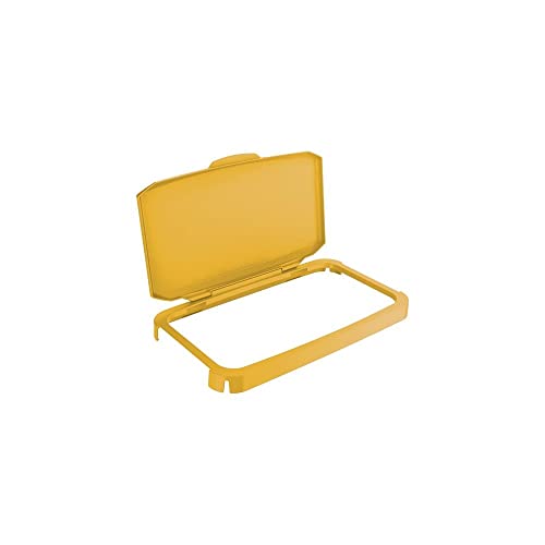 Durable Durabin Abfalleimer, Deckel mit Scharnieren, Gelb von Durable