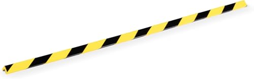 Durable Eckschutzprofil C20 Warnprofil magnetisch, 1m, Packung à 5 Stück, gelb/schwarz, 1111130 von Durable