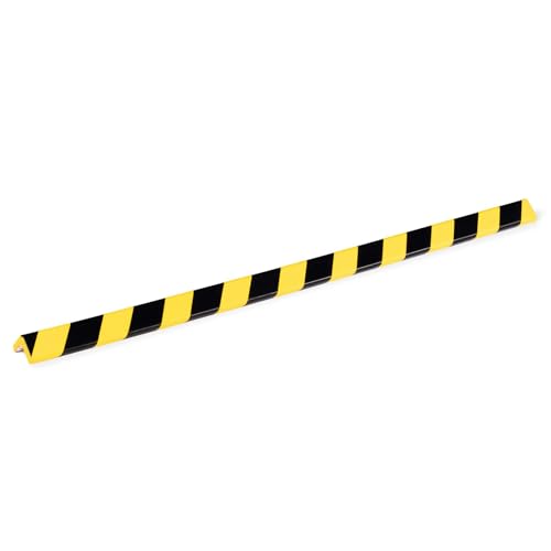 Durable Eckschutzprofil C35, selbstklebend, 1 m, Packung à 5 Stück, gelb/schwarz, 1102130 von Durable