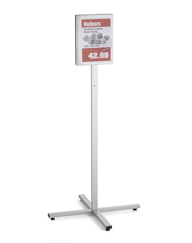 Durable Infoständer OUTDOOR A4, inkl. 2 wasserdichten Magnettaschen, wetterfest und UV-stabilisiert, anthrazit/grau, 502057 Durable Infoständer OUTDOOR A4, inkl. 2 wasserdichten Magnettaschen, wetterfest und UV-stabilisiert, anthrazit/grau, 502057 von Durable