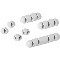 Durable Kabel-Clip Set CAVOLINE® CLIP MIX 504110 7 St. Grau von Durable