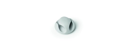 Durable Kabel Clips Cavoline Clip 2 (selbstklebend, für 2 Kabel), 6 Stück, grau, 503810 von Durable