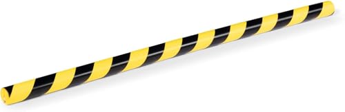 Durable Kantenschutzprofil E8R, selbstklebend, 1 m, Packung à 5 Stück, gelb/schwarz, 1126130 RUND Durable Kantenschutzprofil E8R, selbstklebend, 1 m, Packung à 5 Stück, gelb/schwarz, 1126130 RUND von Durable