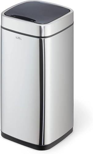 Durable Sensor Abfalleimer NO TOUCH, mit Inneneimer, 21 Liter, silber, 342223 von Durable