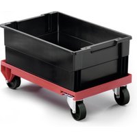 Durable Lagertrolley rot von Durable