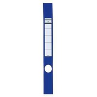 Ordnerrückenetikett ordofix® schmal/lang 40 x 390 mm (b x h) selbstklebend mit Griffloch blau 10 Etik./Pack. von Durable