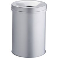 Durable Papierkorb safe rund Grau 30l von Durable