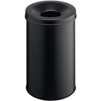 Durable Papierkorb safe rund Schwarz 30l von Durable
