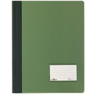 Durable - Schnellhefter duralux® transluzent din A4 Überbreite pvc grün von Durable