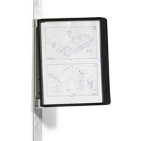 Durable Sichttafelwandhalter VARIO wall 5 Sichttafeln magnet von Durable