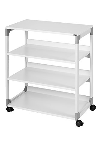 Durable System Multi Trolley 88, grau,glasfaserverstärkte Ecken, Kippschutz - 750 x 879 x 432 mm, 371110 von Durable