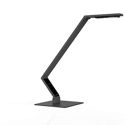 Luctra Table Linear Base LED Schreibtischlampe, biologisch wirksames Licht, dimmbar, 920101, schwarz von LUCTRA