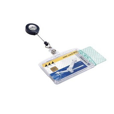 Namenschild 822419 85 x 54mm transparent 10 Stück/Pack von Durable