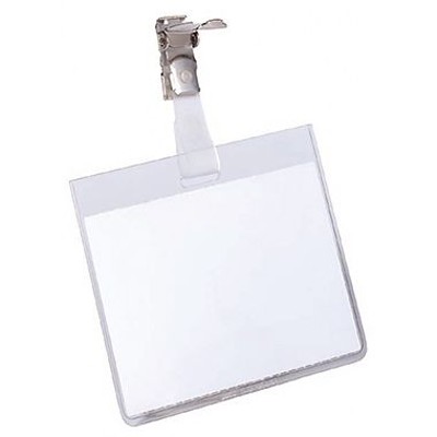 Namensschild 800319 90x60mm Kunststoff tr 25er-Pack von Durable