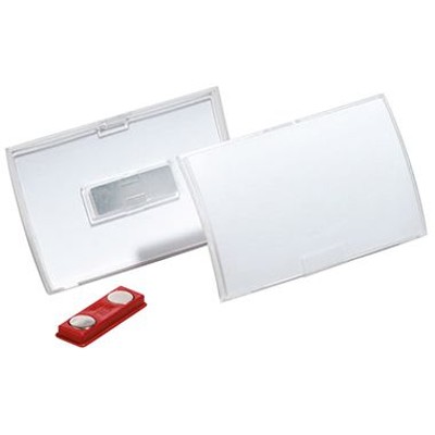 Namensschild Click Fold 821519 90x54mm tr 10er-Pack von Durable