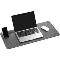 Schreibtischunterlage effect 700x330 mm, aus recyceltem PET-Filz, zusammenklappbar, anthrazit, 708158 - Durable von Durable