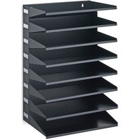 Sortierstation aus Metall, 8-teilig, schwarz von Durable