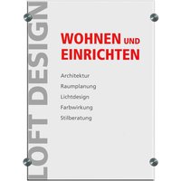 DURABLE Türschild 29,7 x 42,0 cm transparent von Durable