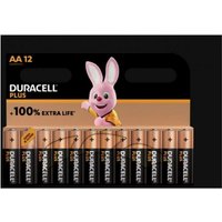 12 Duracell plus mn1500plus/b12 batterien - typ alkaline von Duracell