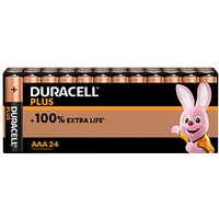 24 DURACELL Batterien PLUS Micro AAA 1,5 V von Duracell