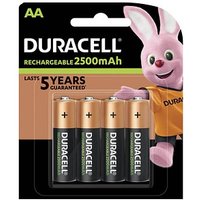 4 DURACELL Akkus PreCharged Mignon AA 2.500 mAh von Duracell