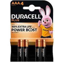 4 DURACELL Batterien PLUS Micro AAA 1,5 V 4 DURACELL Batterien PLUS Micro AAA 1,5 V von Duracell