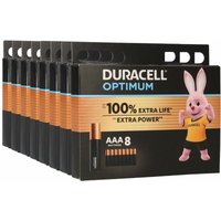 Duracell - 64x MN2400 aaa Micro Batterie Optimum (8x 8er Blister) von Duracell