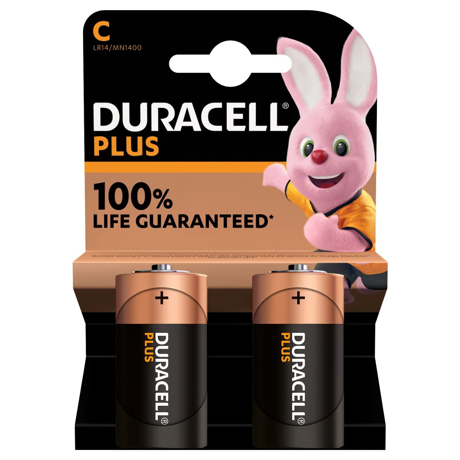 Duracell Alkaline Batterien Power C 1,5V MN1400/LR14 2er Pack von Duracell